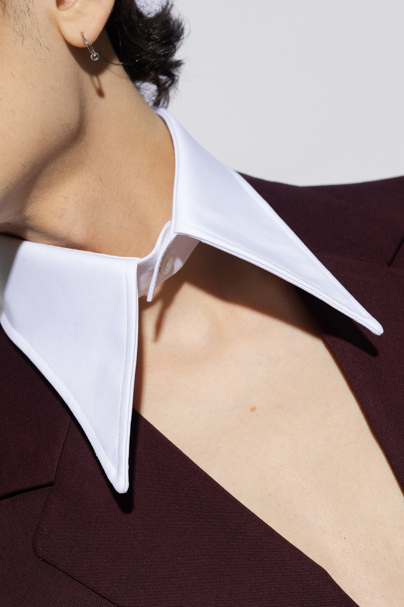 White Cotton collar Maison Margiela - SchaferandweinerShops GB